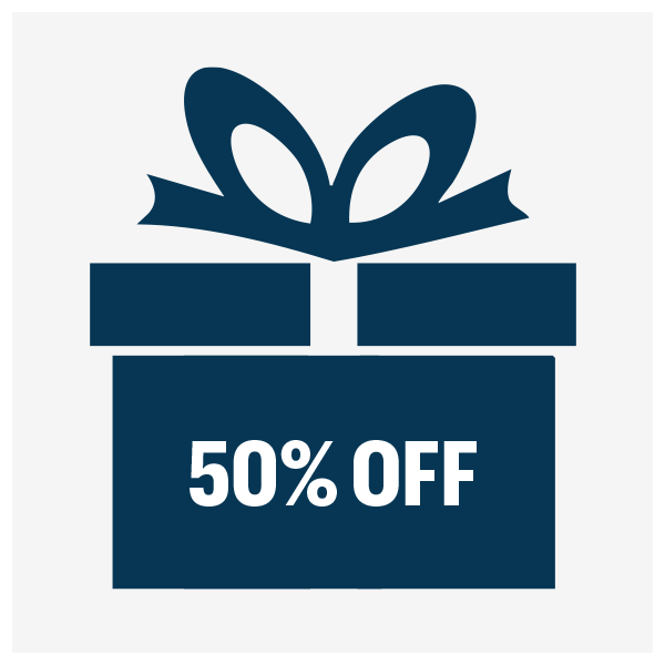 50% Off